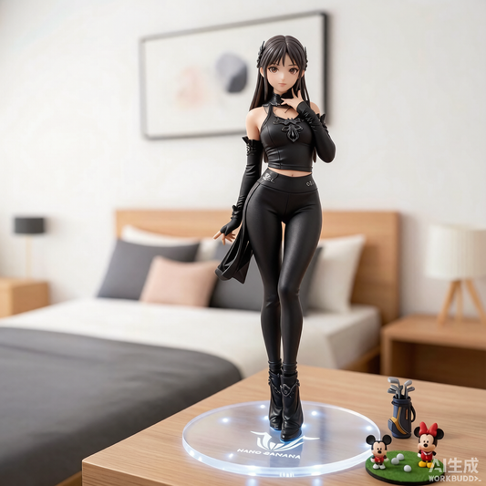 Custom cartoon-style 3D figurine handcrafted from photo by Joyfulpop