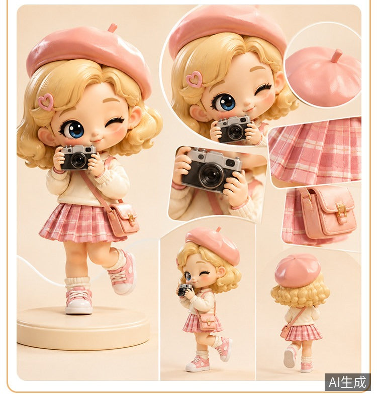 Custom cartoon-style 3D figurine handcrafted from photo by Joyfulpop