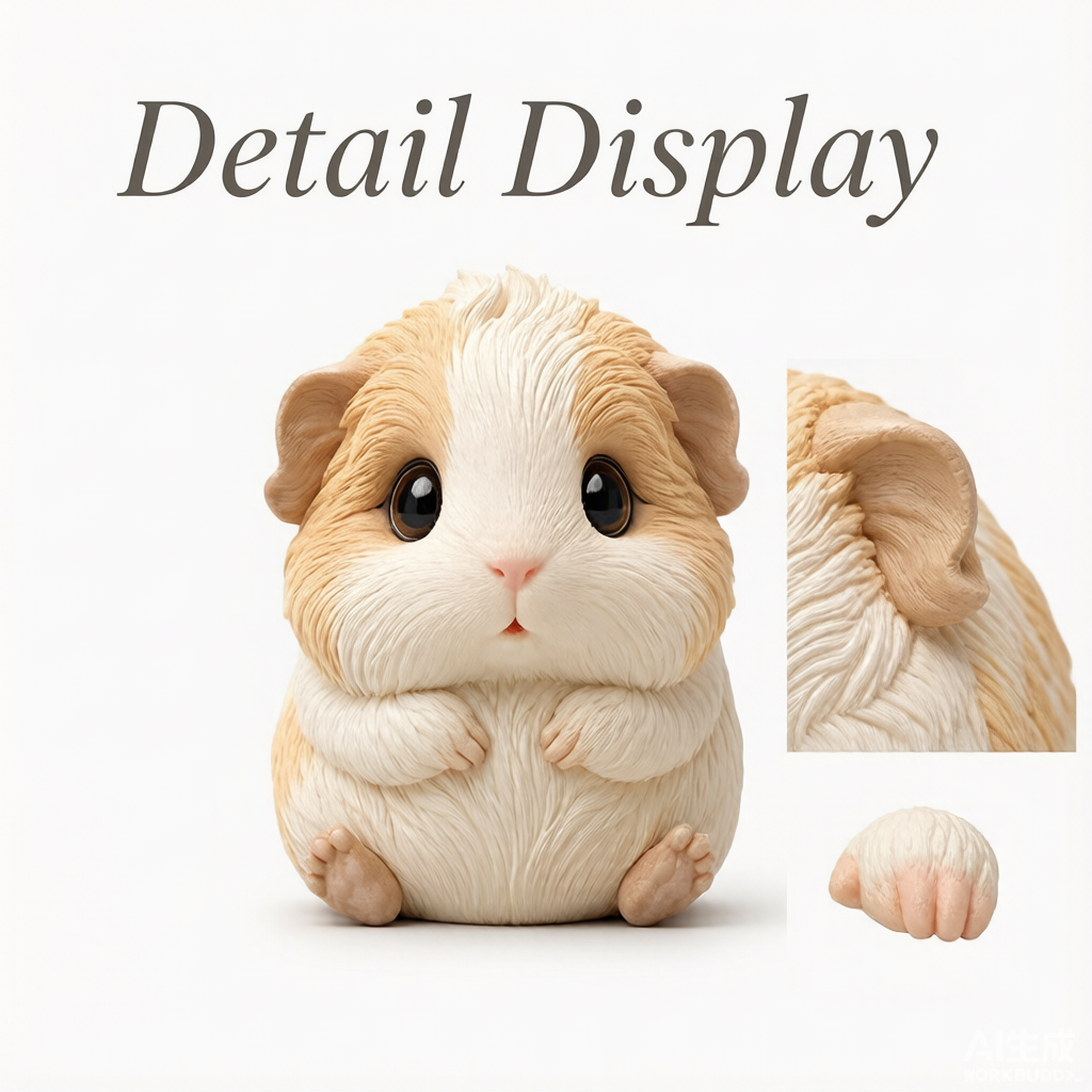 Custom pet memorial 3D figurine from photo by Joyfulpop