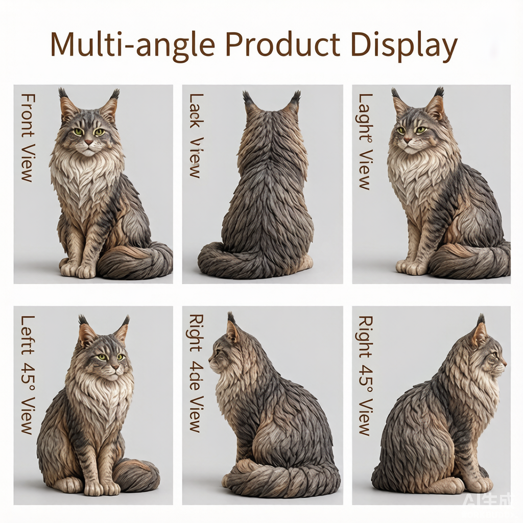 Custom pet memorial 3D figurine from photo by Joyfulpop