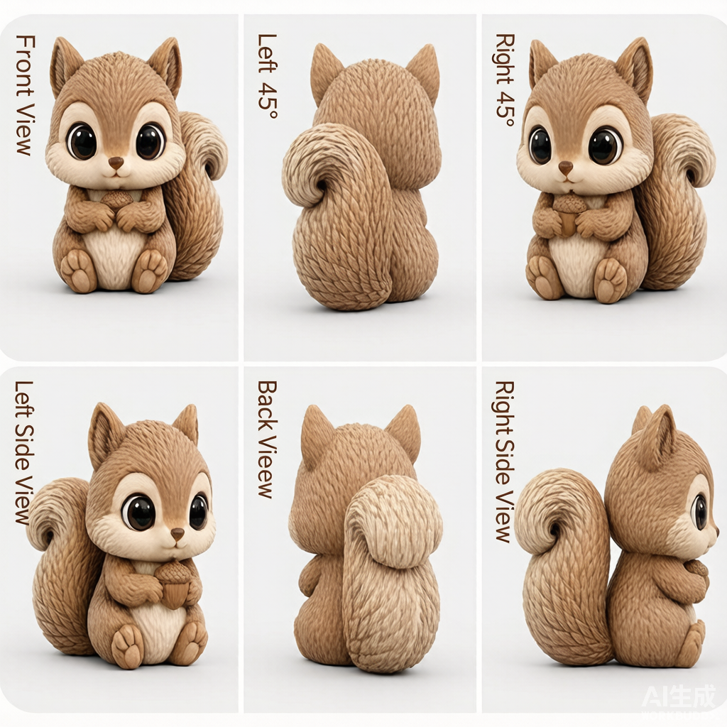 Custom pet memorial 3D figurine from photo by Joyfulpop