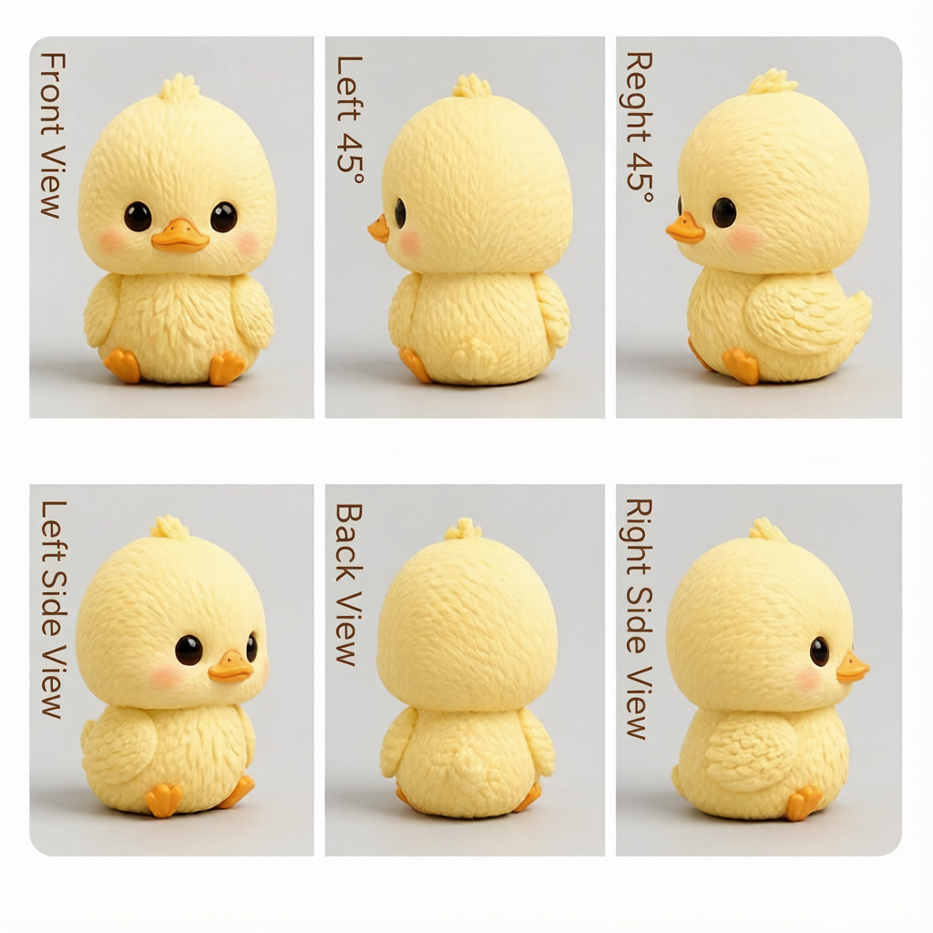 Custom pet memorial 3D figurine from photo by Joyfulpop