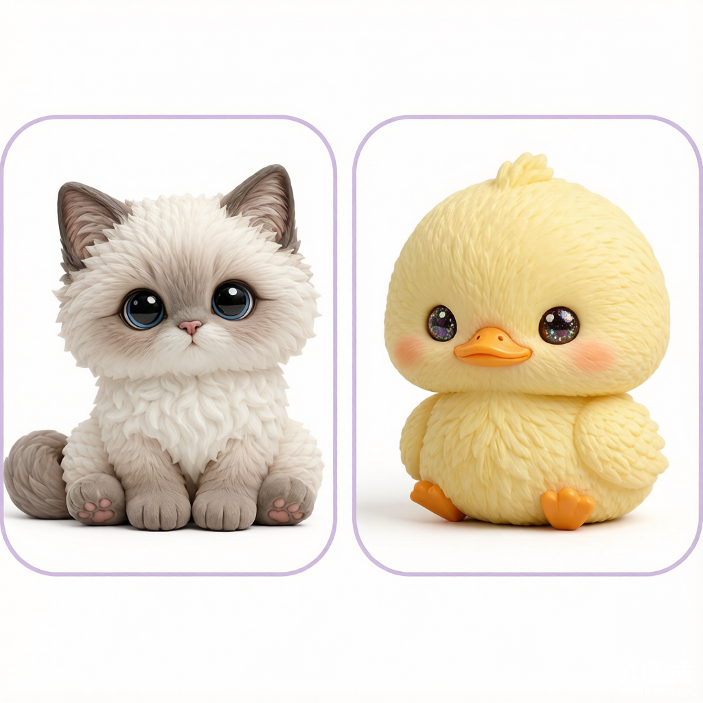 Custom pet memorial 3D figurine from photo by Joyfulpop