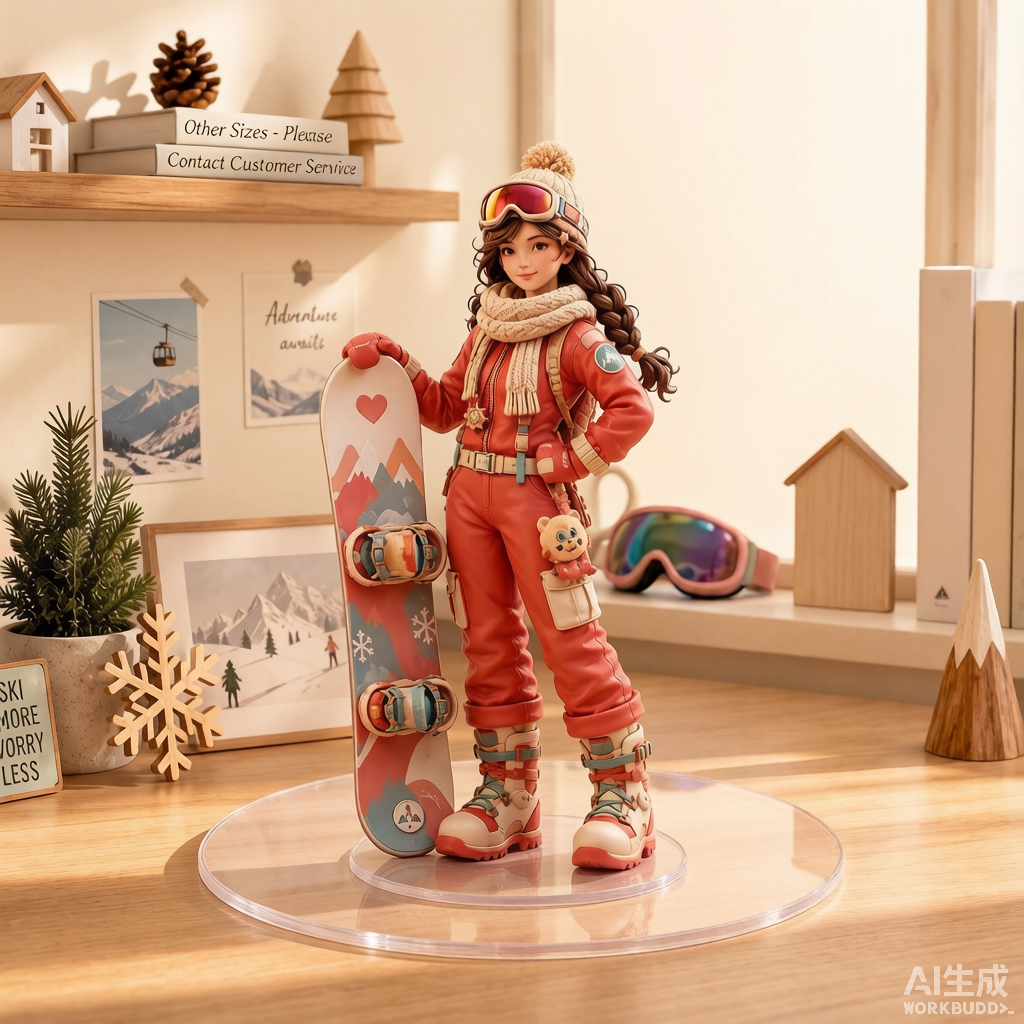 Custom cartoon-style 3D figurine handcrafted from photo by Joyfulpop