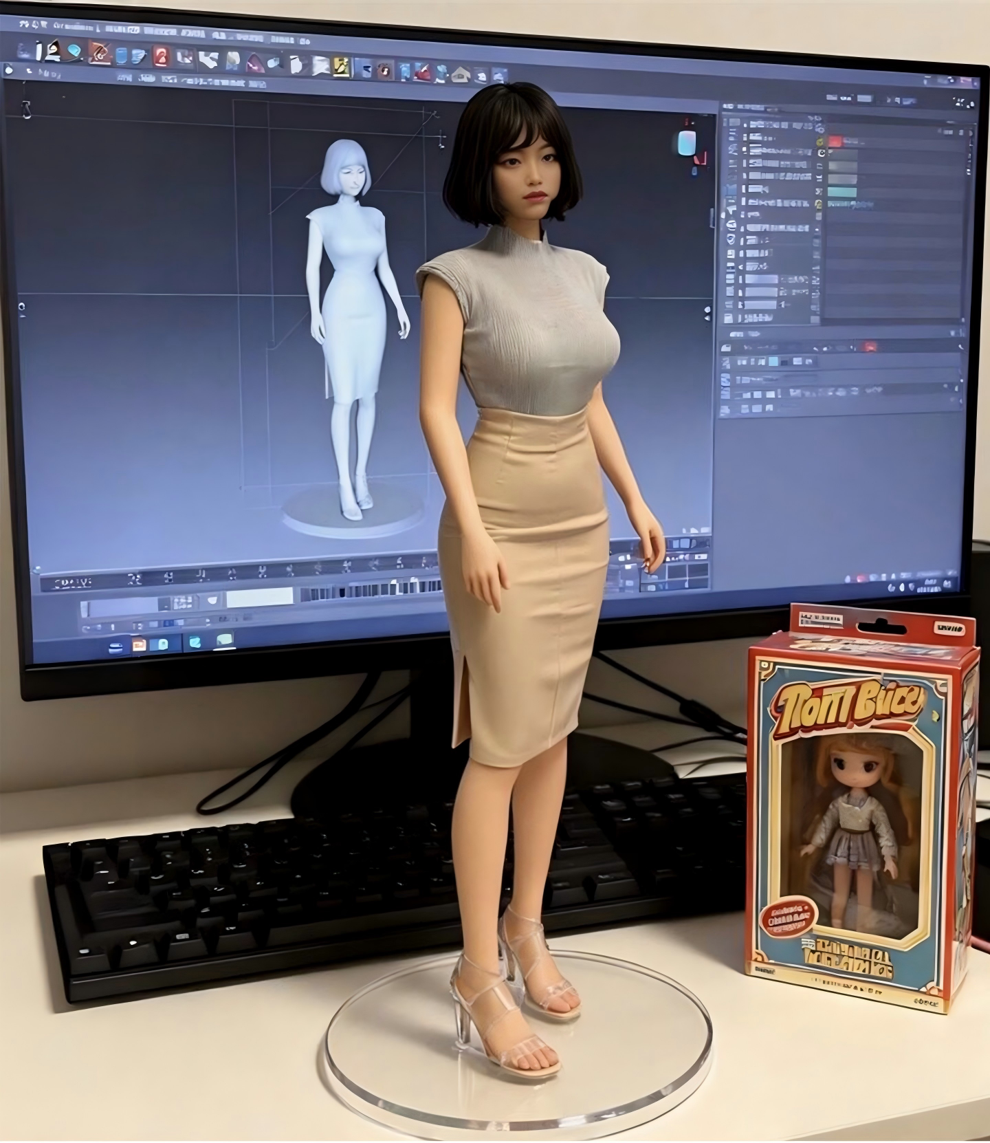 Custom single person 3D figurine from photo by Joyfulpop