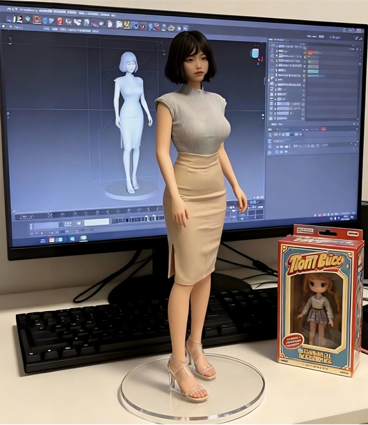 Custom single person 3D figurine from photo by Joyfulpop