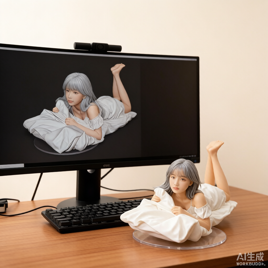 Custom single person 3D figurine from photo by Joyfulpop