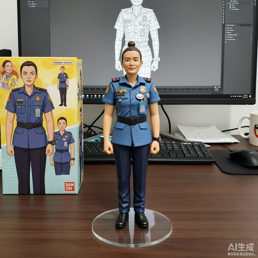 Custom single person 3D figurine from photo by Joyfulpop