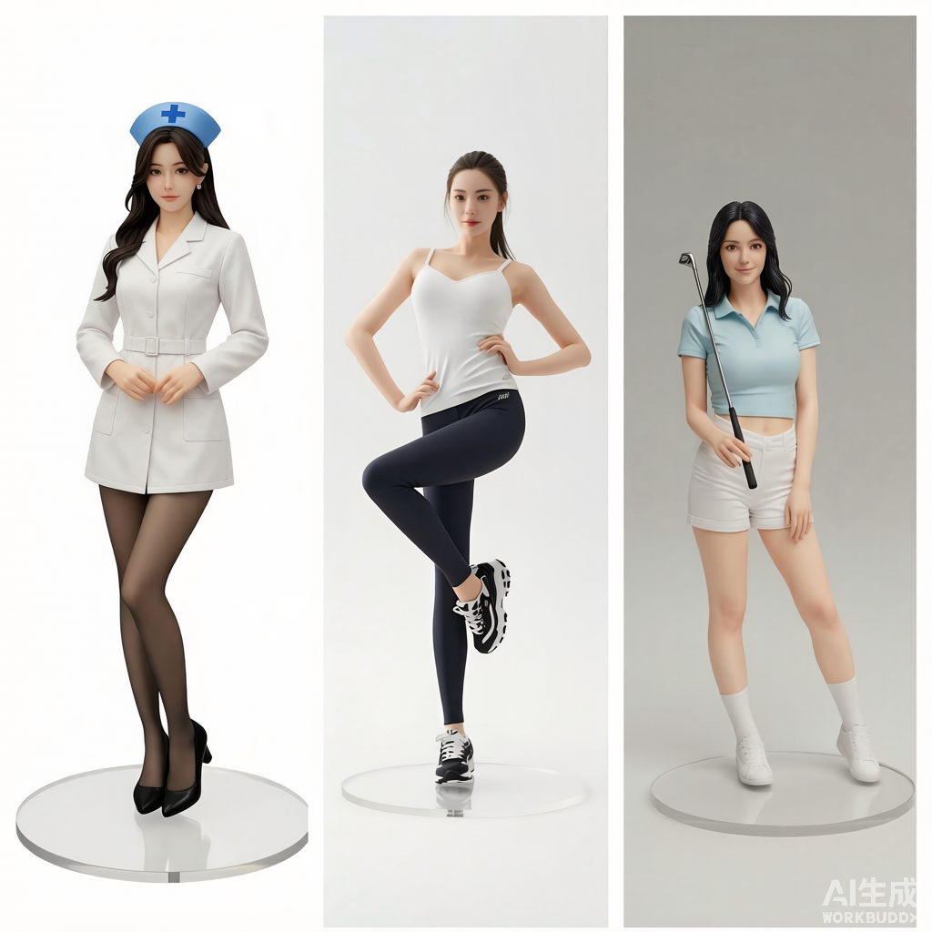 Custom single person 3D figurine from photo by Joyfulpop