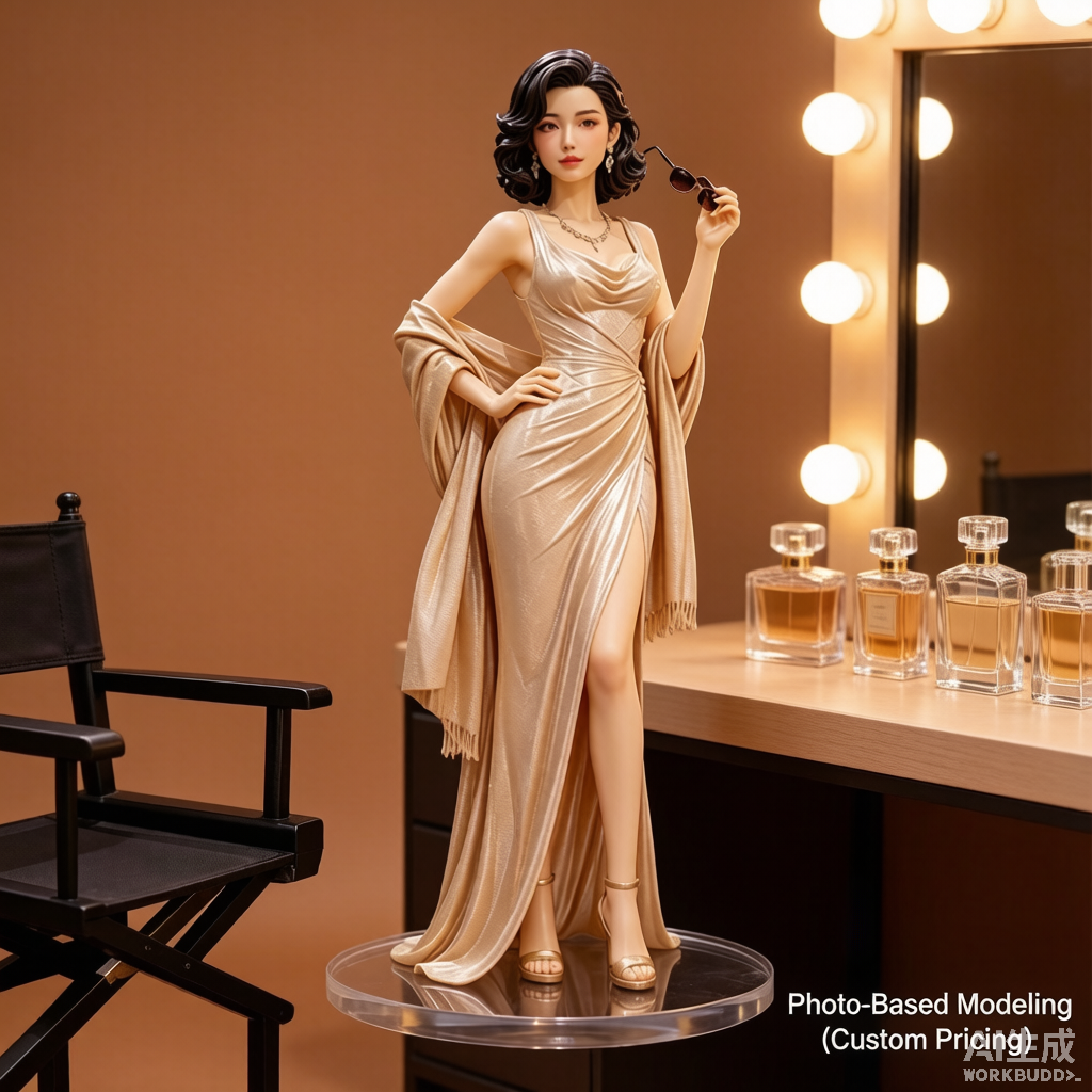 Custom single person 3D figurine from photo by Joyfulpop