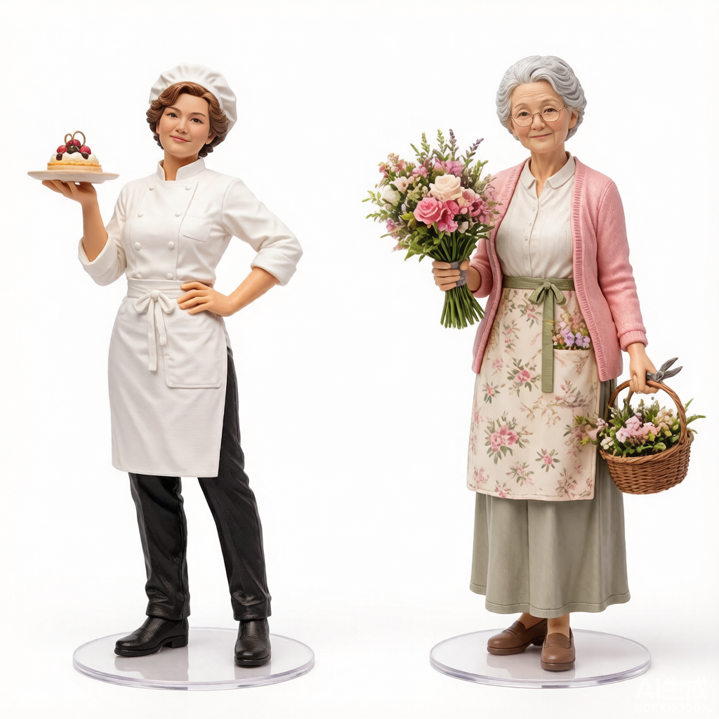 Custom single person 3D figurine from photo by Joyfulpop