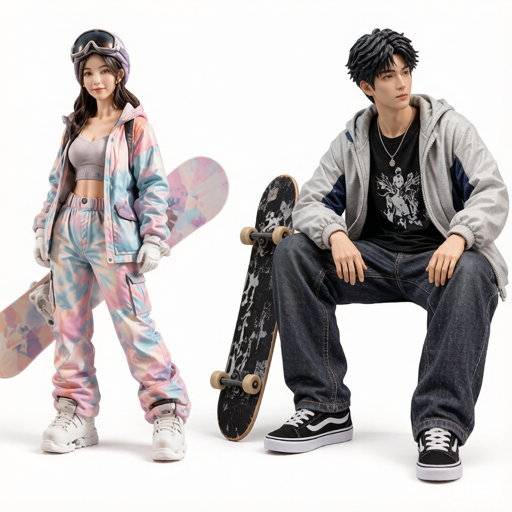 Custom single person 3D figurine from photo by Joyfulpop