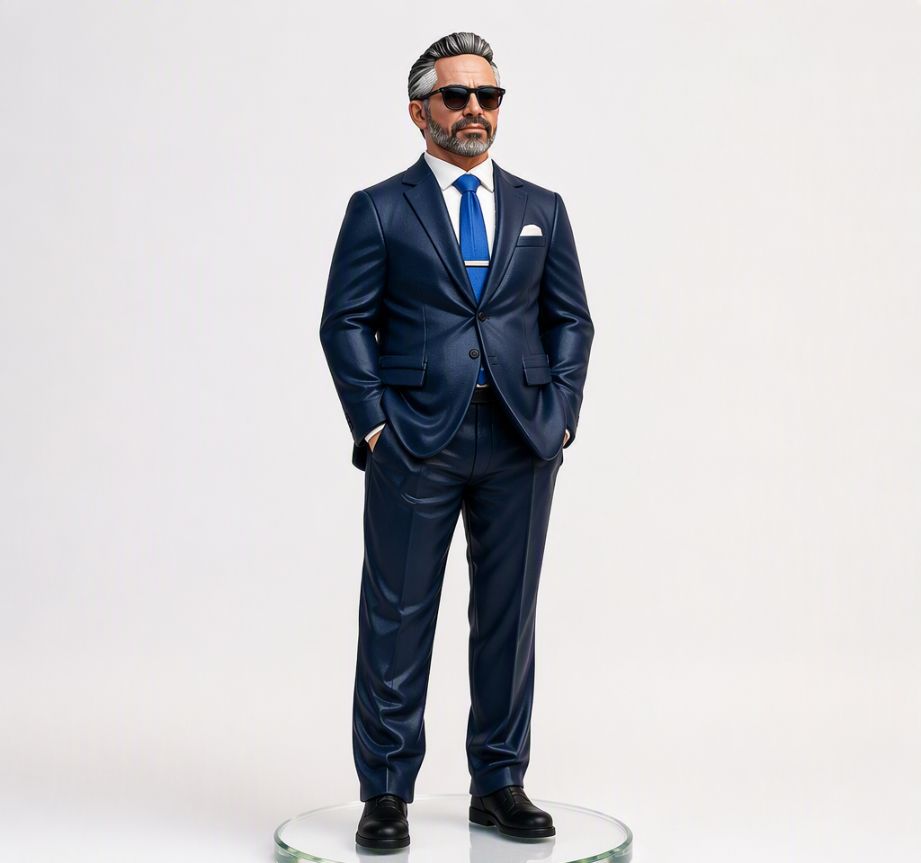Custom half-body 3D bust figurine from photo by Joyfulpop