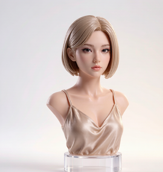 Custom half-body 3D bust figurine from photo by Joyfulpop