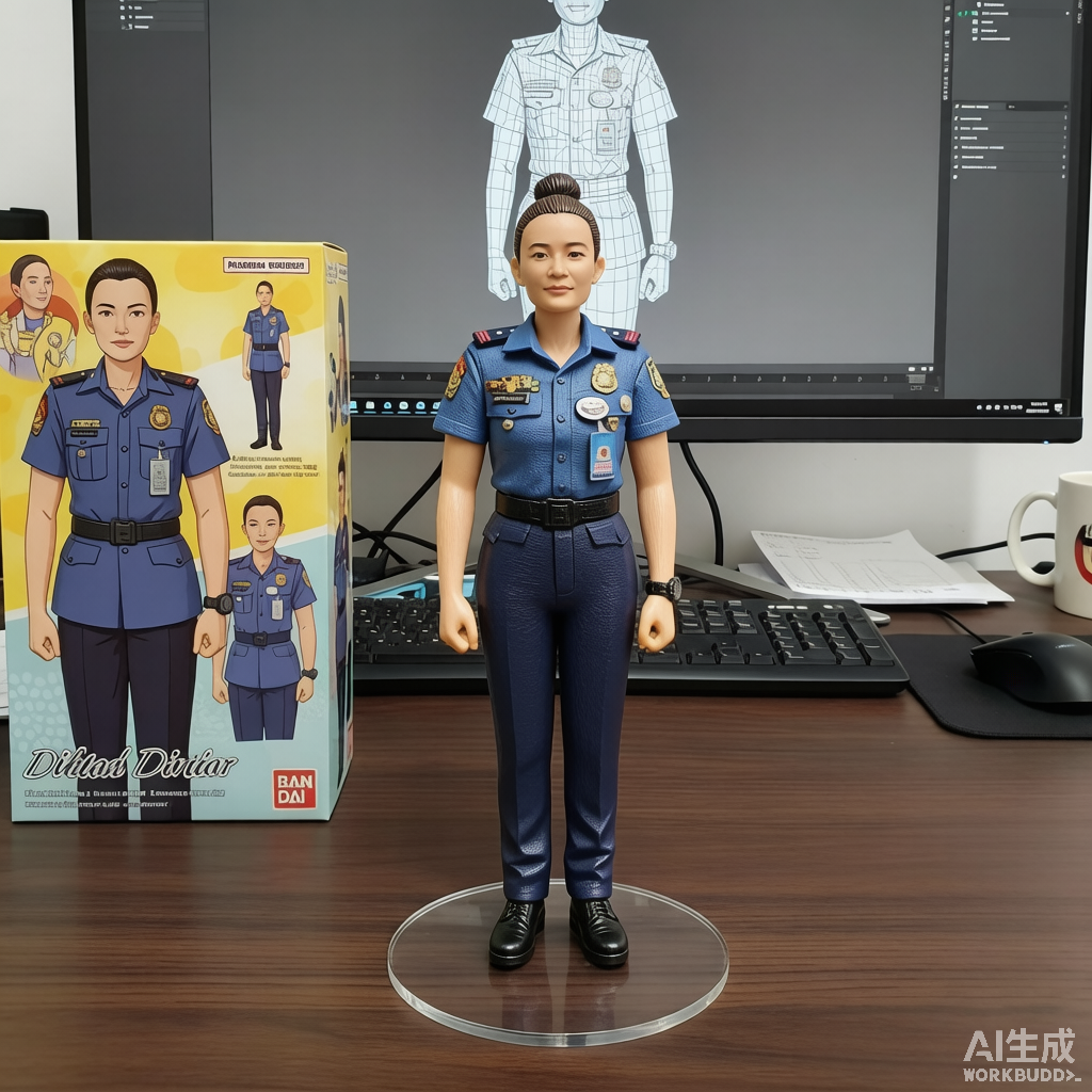 Custom single person 3D figurine from photo by Joyfulpop