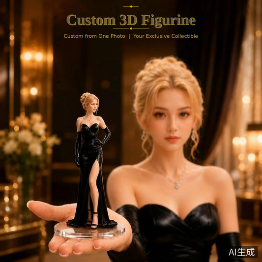 Custom single person 3D figurine from photo by Joyfulpop