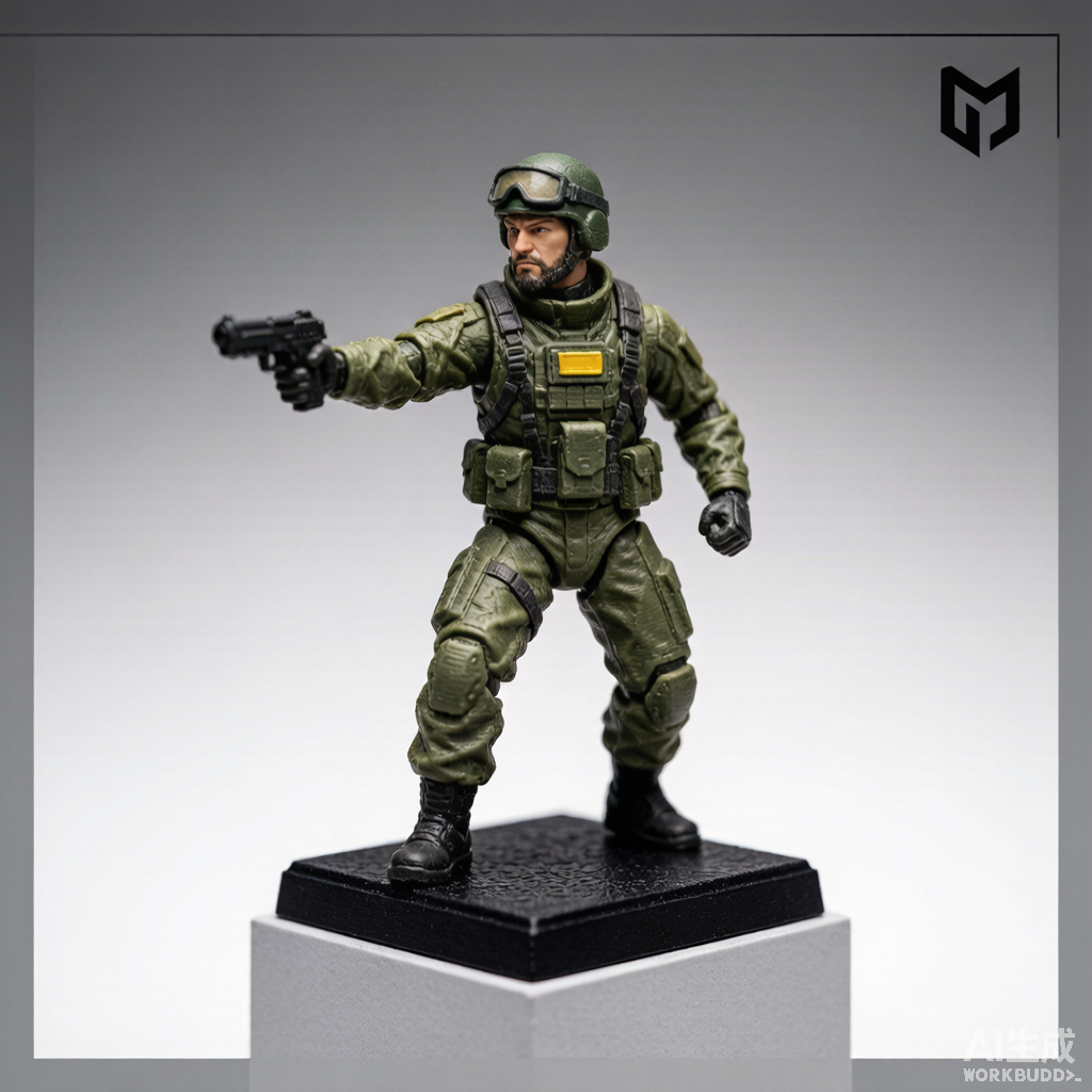 Custom single person 3D figurine from photo by Joyfulpop